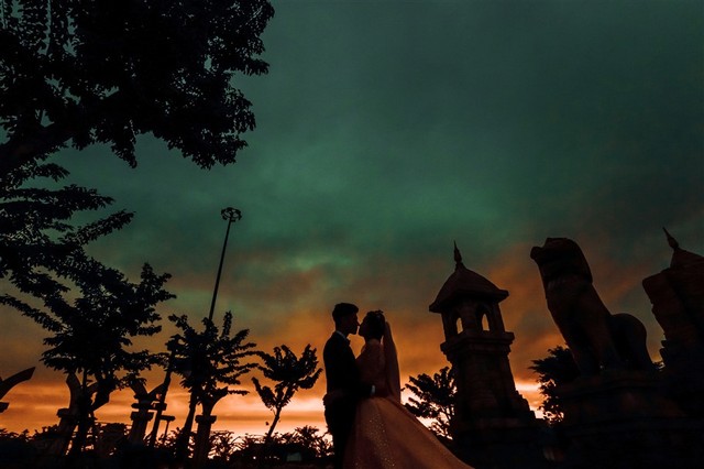 Ngất ngây những bức ảnh cưới trong bình minh và hoàng hôn tại Sun World Halong Complex - Ảnh 6.