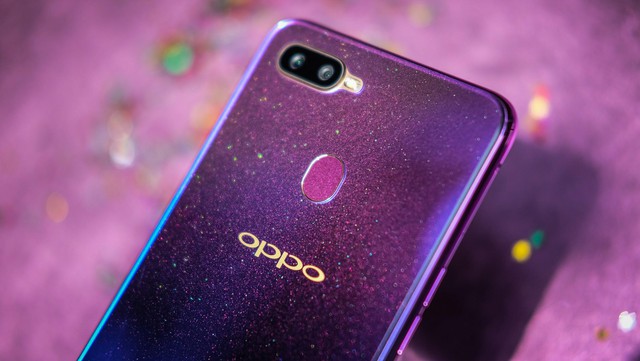 Thế Giới Di Động độc quyền tung màu không đụng hàng của Oppo F9, tặng sạc nhanh dự phòng tím - Ảnh 2.