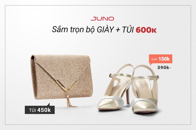Ph&aacute;i đẹp chao đảo v&igrave; trọn bộ gi&agrave;y t&uacute;i chỉ 600k của Juno - Ảnh 5.