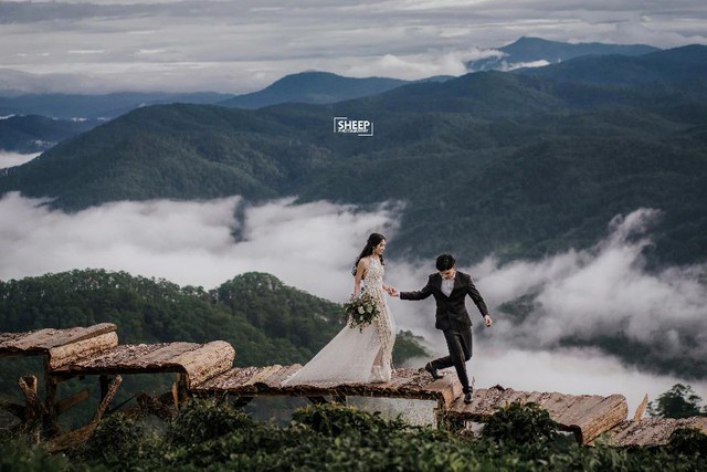 “Săn mây trên đỉnh Cầu Đất cùng cặp đôi yêu Boho Wedding Style - Ảnh 4.