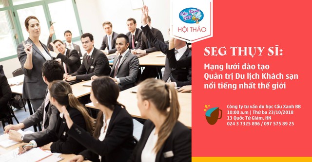 Hội thảo du học Thụy Sĩ, trường HTMi v&agrave; tập đo&agrave;n SEG - Ảnh 1.