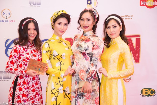 Tân Hoa hậu Phụ nữ người Việt thế giới 2018 – Trang Lương đọ dáng với dàn mỹ nhân trong “Cô Ba Sài Gòn” - Ảnh 3.