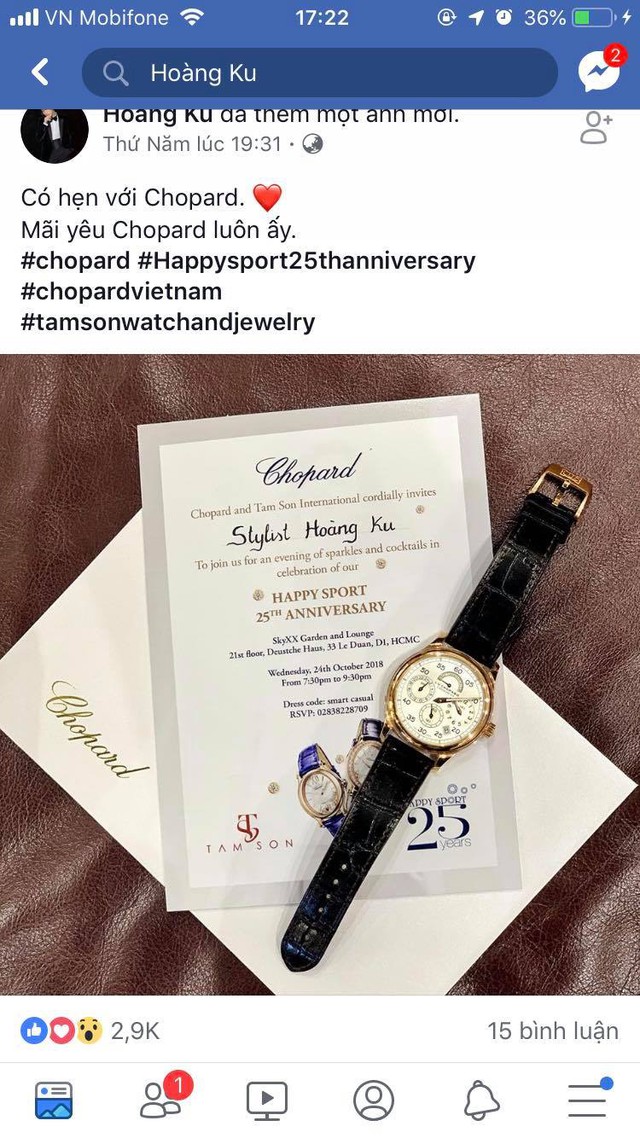 Dàn sao khủng khoe thiệp mời, rủ nhau xuất hiện tại tiệc kỷ niệm 25 năm BST đồng hồ tiền tỷ Chopard Happy Sport - Ảnh 3.