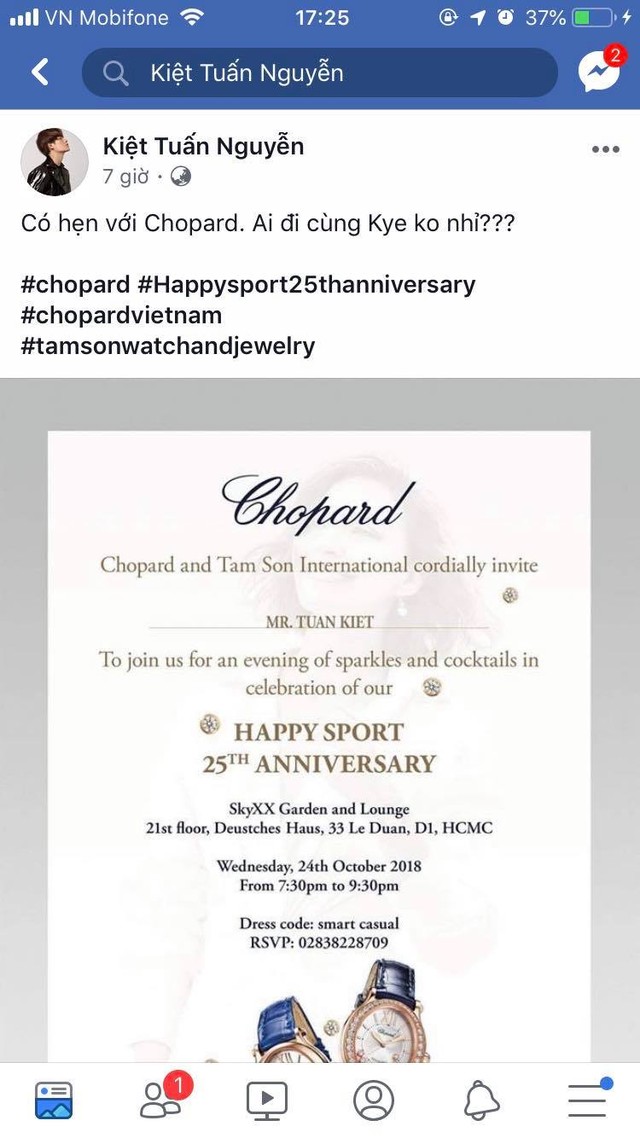 Dàn sao khủng khoe thiệp mời, rủ nhau xuất hiện tại tiệc kỷ niệm 25 năm BST đồng hồ tiền tỷ Chopard Happy Sport - Ảnh 7.