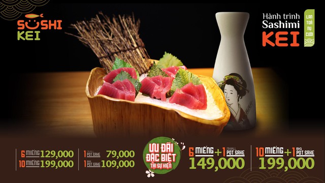 Kinh ngạc với cá ngừ khổng lồ 80kg cùng màn trình diễn chế biến chuyên nghiệp ngay tại nhà hàng Nhật - Sushi Kei - Ảnh 8.