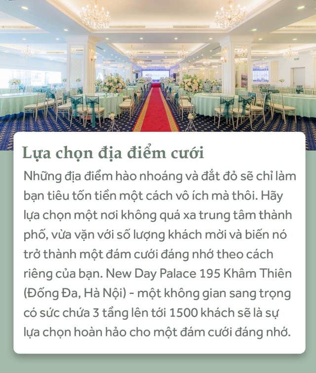 Dễ d&agrave;ng c&oacute; một đ&aacute;m cưới trong mơ tiết kiệm nhất với 6 tuyệt chi&ecirc;u sau đ&acirc;y - Ảnh 4.