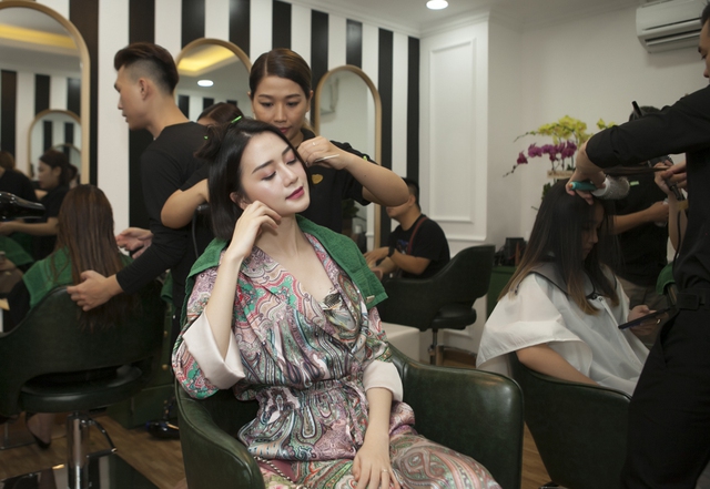 Dàn sao Việt tranh thủ làm đẹp nhân ngày khai trương M By Chí Tâm Hair & Beauty Spa - Ảnh 5.