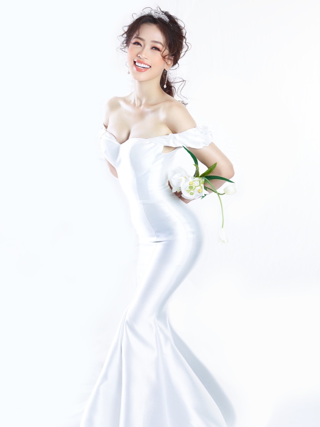 Ngắm Á hậu Bùi Phương Nga đẹp ngẩn ngơ trong BST váy cưới - Ảnh 4.