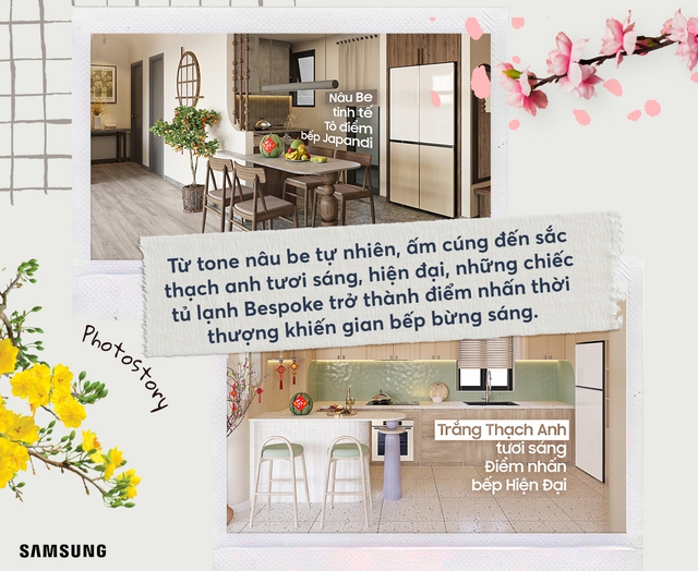 Cảm hứng cho căn bếp đẹp cuối năm từ c&acirc;u chuyện &ldquo;t&ocirc; m&agrave;u&rdquo; tủ lạnh - Ảnh 3.